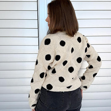 Polka Dot Cardigan