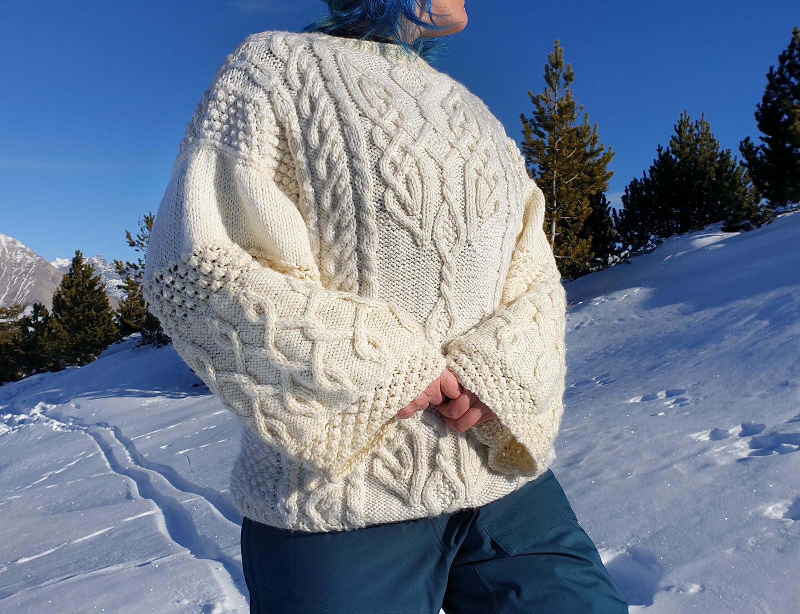 Snowstorm Irish Sweater