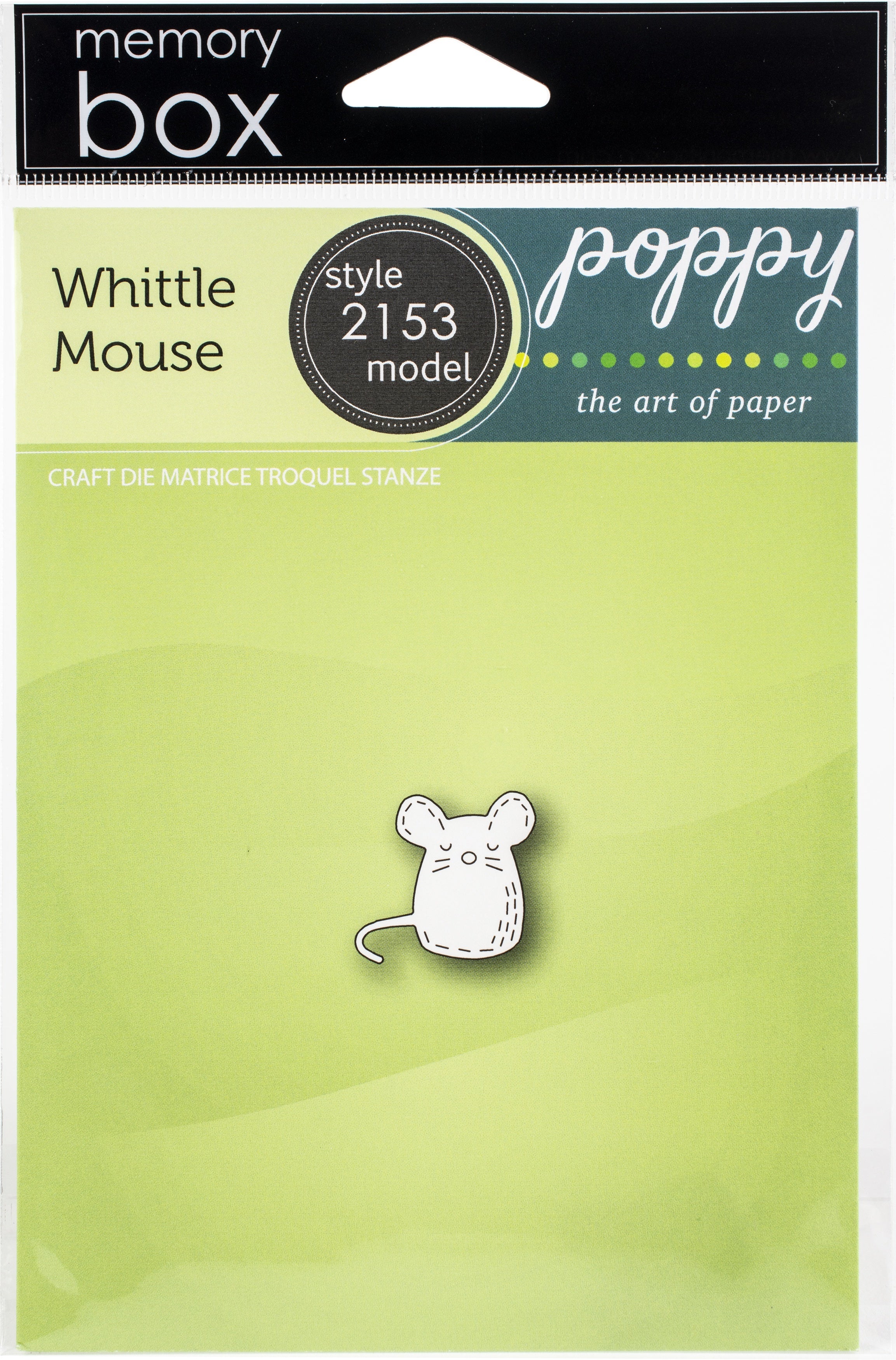 Memory Box Poppystamps Metal Dies - Whittle Mouse