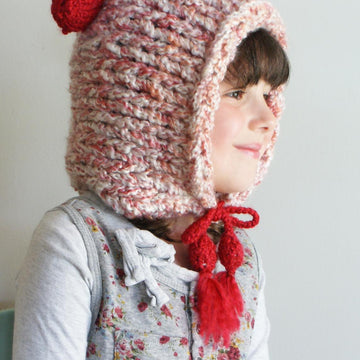 Chunky Heart Pixie Hat