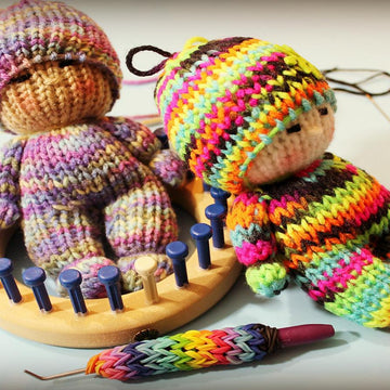 Loom Knitting Patterns Tiny Amigurumi Dolls