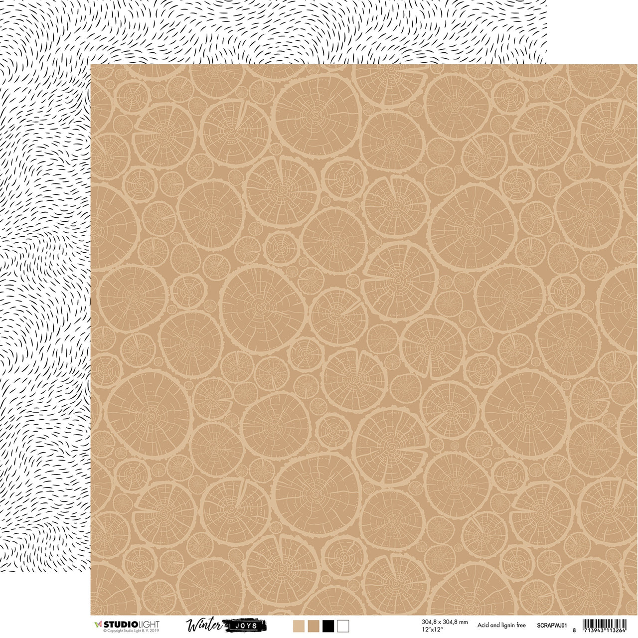 Studio Light Winter Joys Double-Sided Cardstock 12"X12" 10/Pkg - NR. 01