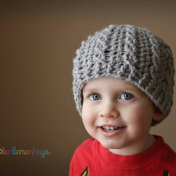 Cable Cross Beanie - 2 Versions