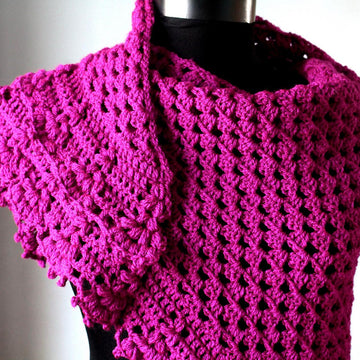 Raspberry Shawl