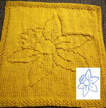 Nr. 498 Daffodil head 65 stitches