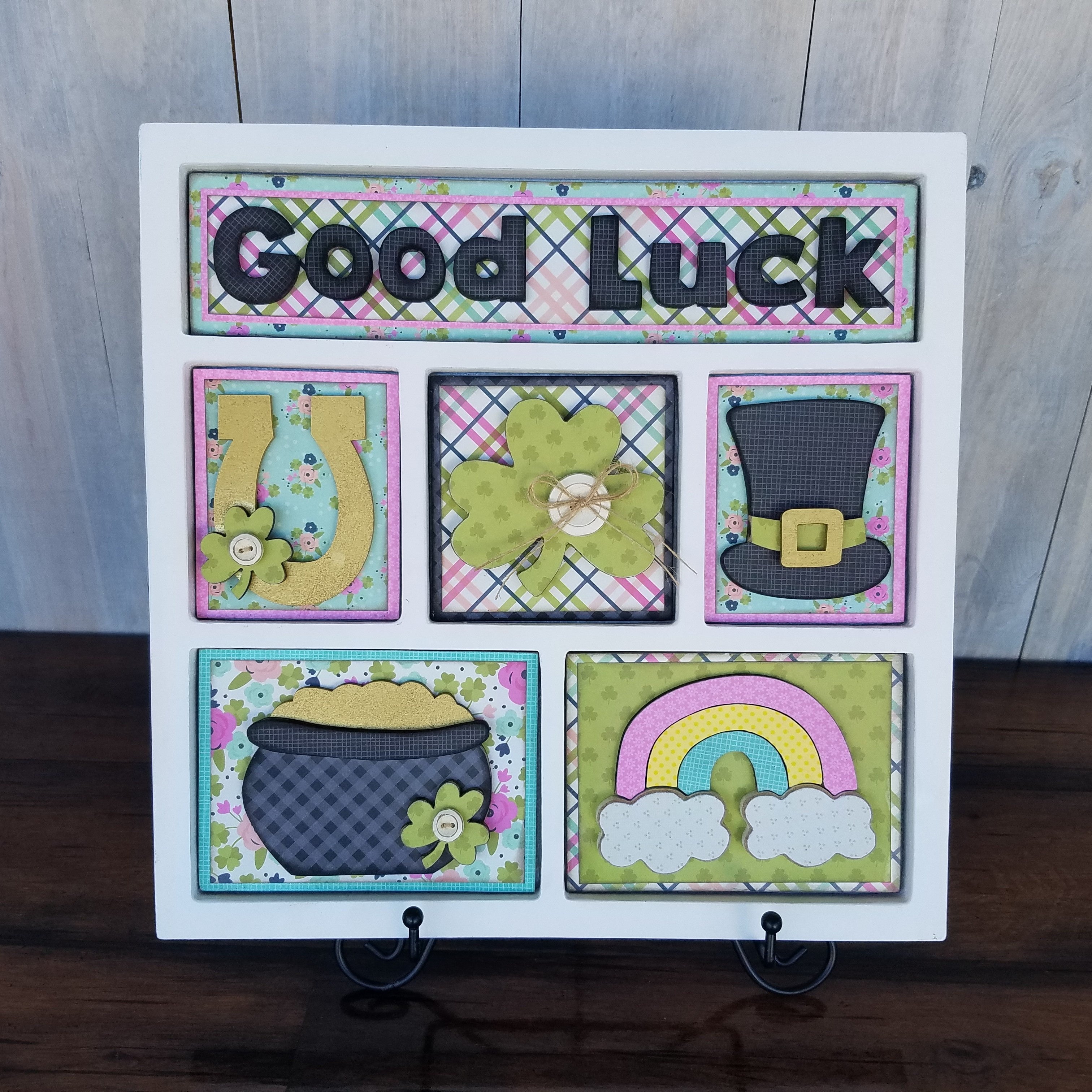 Foundations Decor Shadow Box Kit - Good Luck