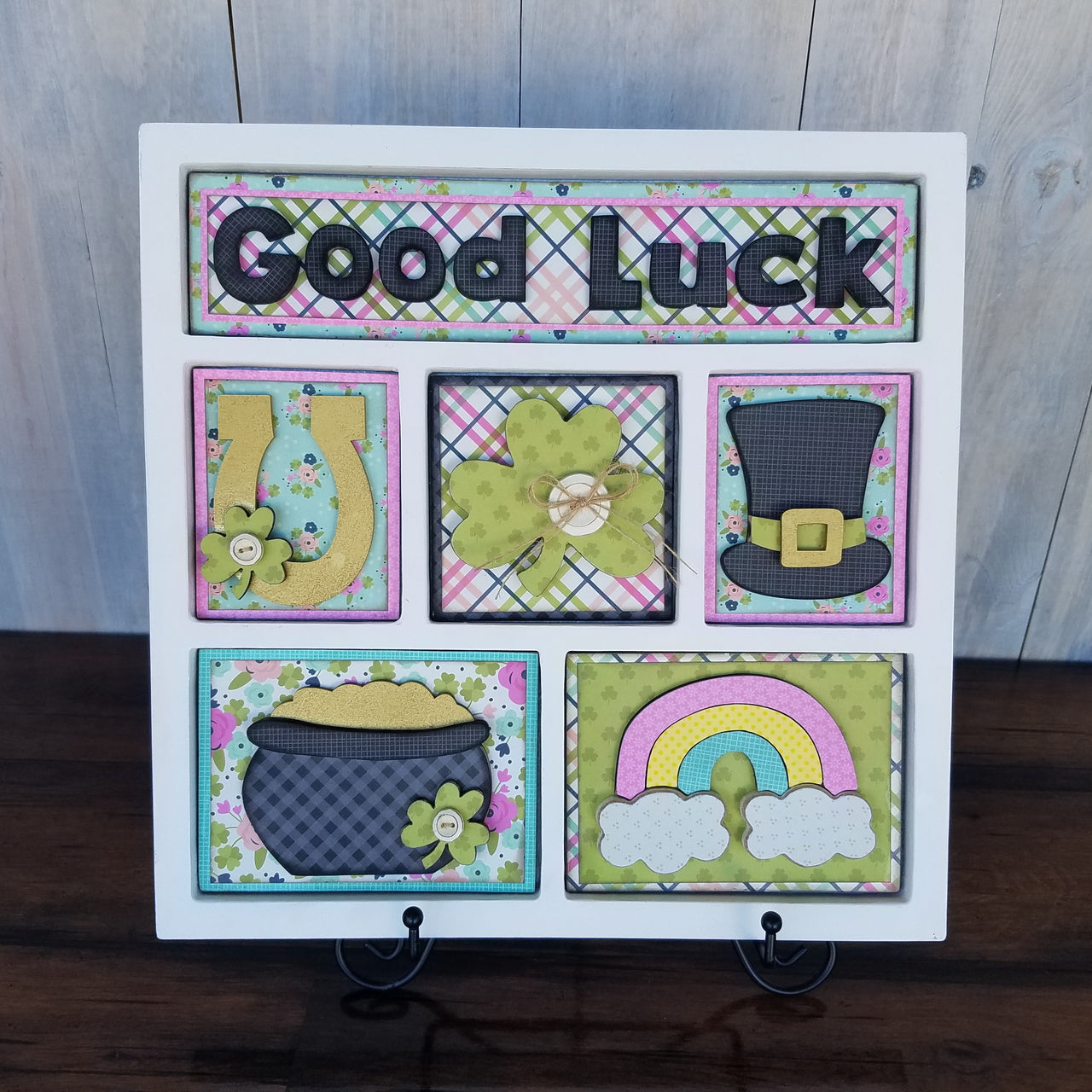 Foundations Decor Shadow Box Kit - Good Luck