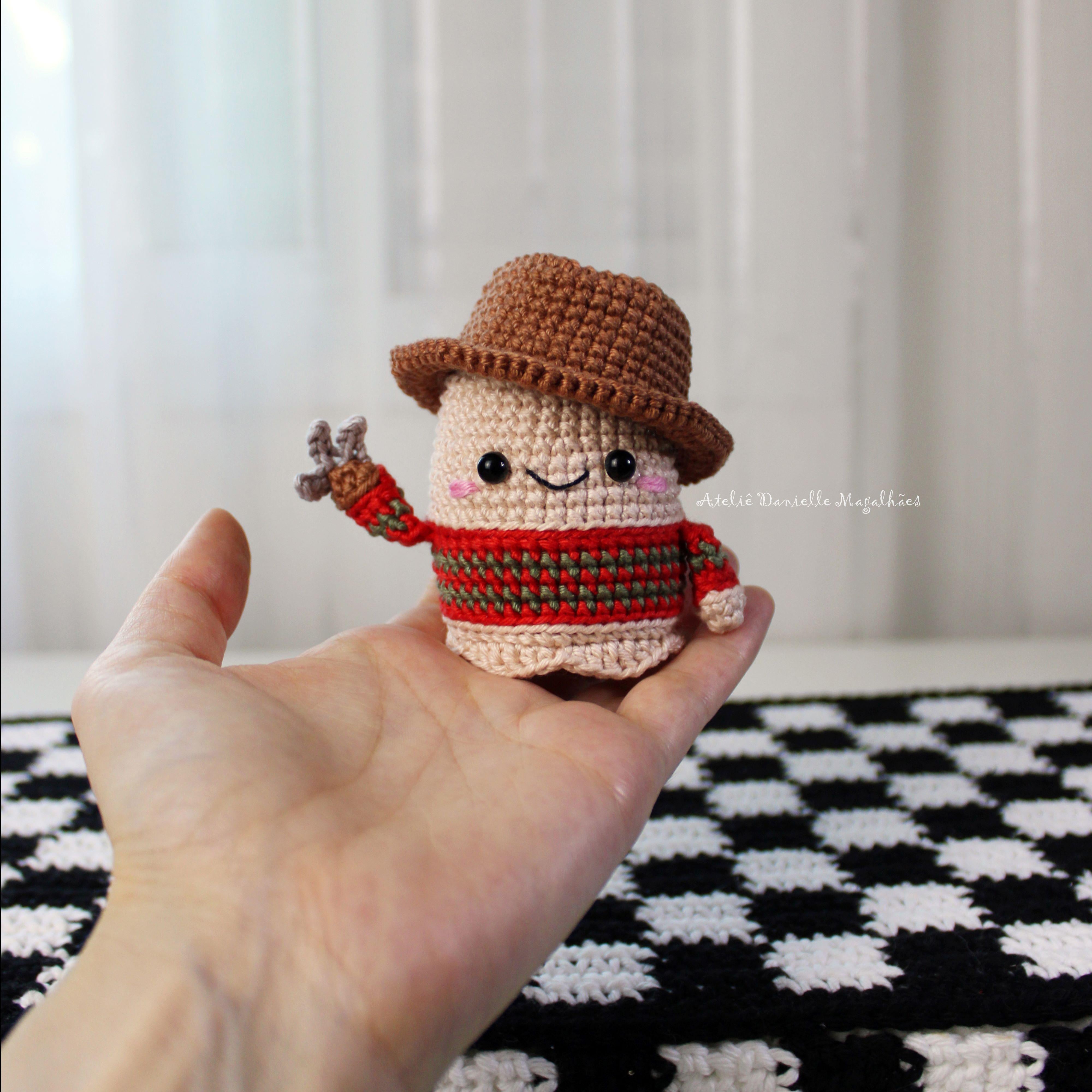 Freddy Boo Crochet Pattern PDF, Tiny Spooky Ghost Amigurumi, Easy Halloween Crochet Pattern