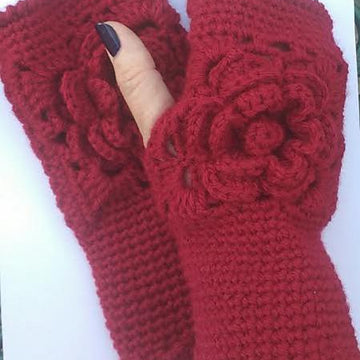 Rose Wrist Warmers
