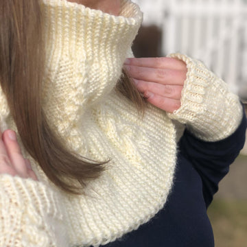 French Braid Mitts