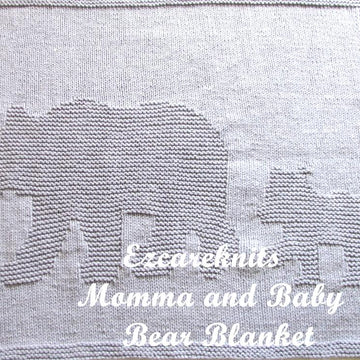 Mamma And Baby Bear Blanket