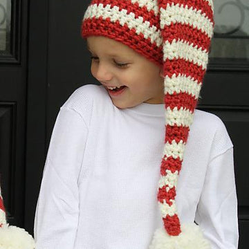 Bulky Weight Crocheted Holiday Stocking Cap