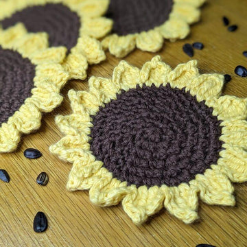 Sunflower Coasters