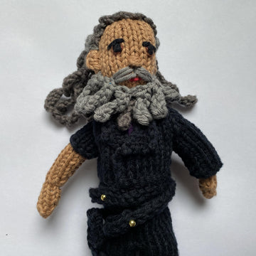 The wonderful duo of Edward Teach and Stede Bonnet knitting pattern for both dolls