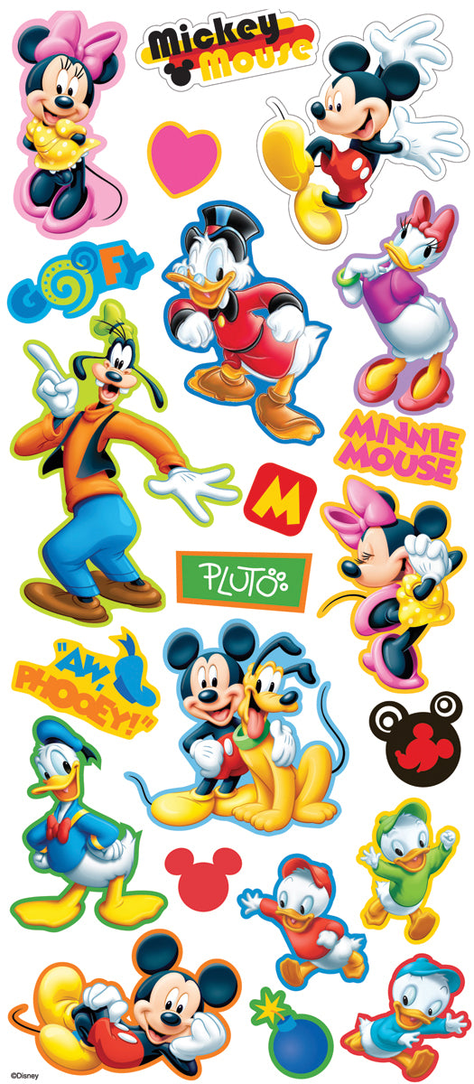Sticko Disney Dimensional Stickers - Mickey & Friends