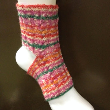 Yoga Twists and Turns 4 ply Socks