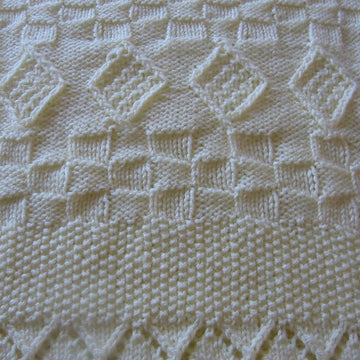 Banyan Love Super Sampler Baby Afghan Lap Blanket 45" x 50"