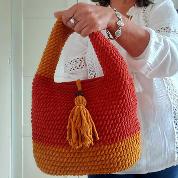 Chenille Egg Bag
