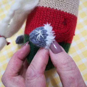 Toy Knitting Patterns Christmas- Knit gnome a cute soft toy a gift for son