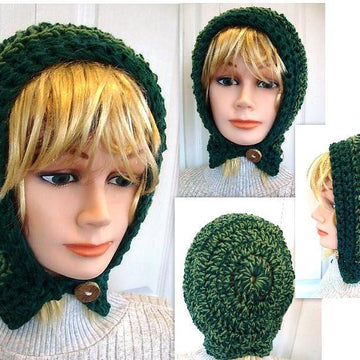 501, Ruby Fitted Hood Hat, crochet pattern