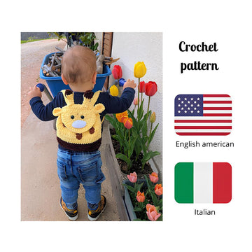 Giraffe backpack toddler