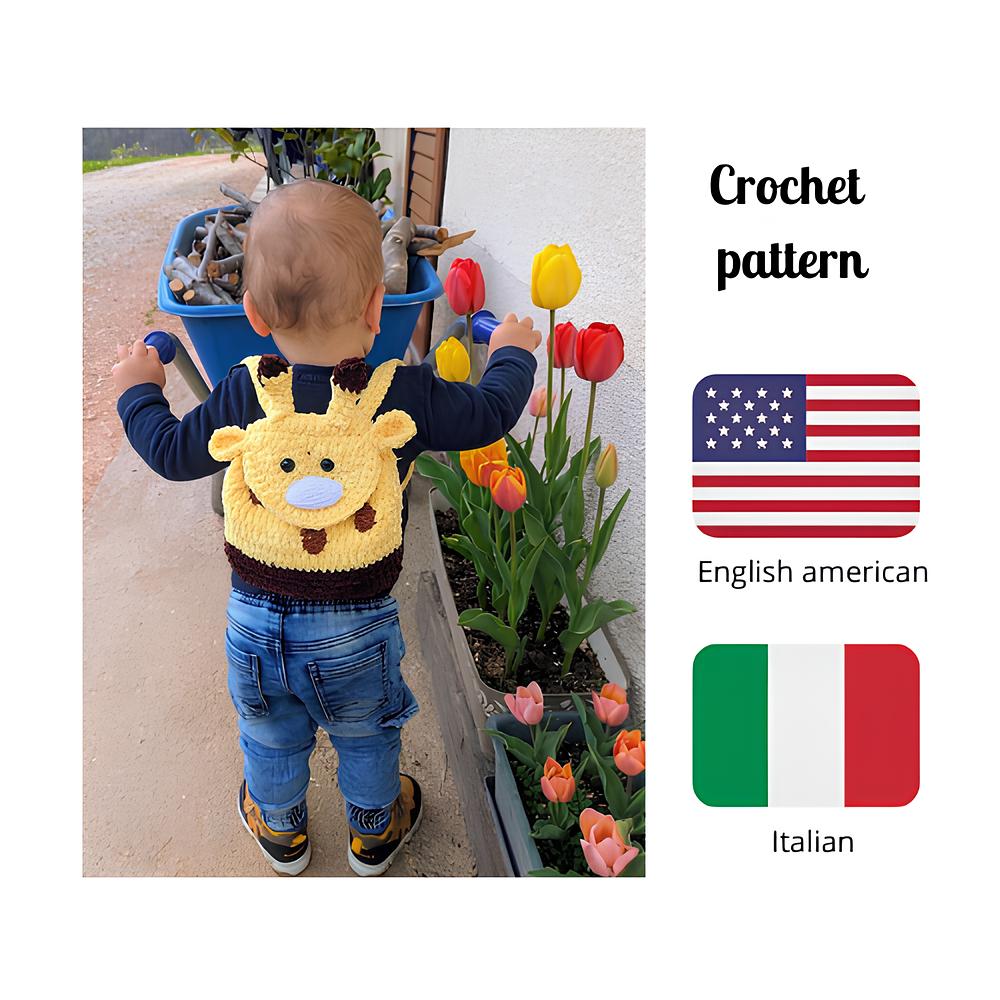 Giraffe backpack toddler