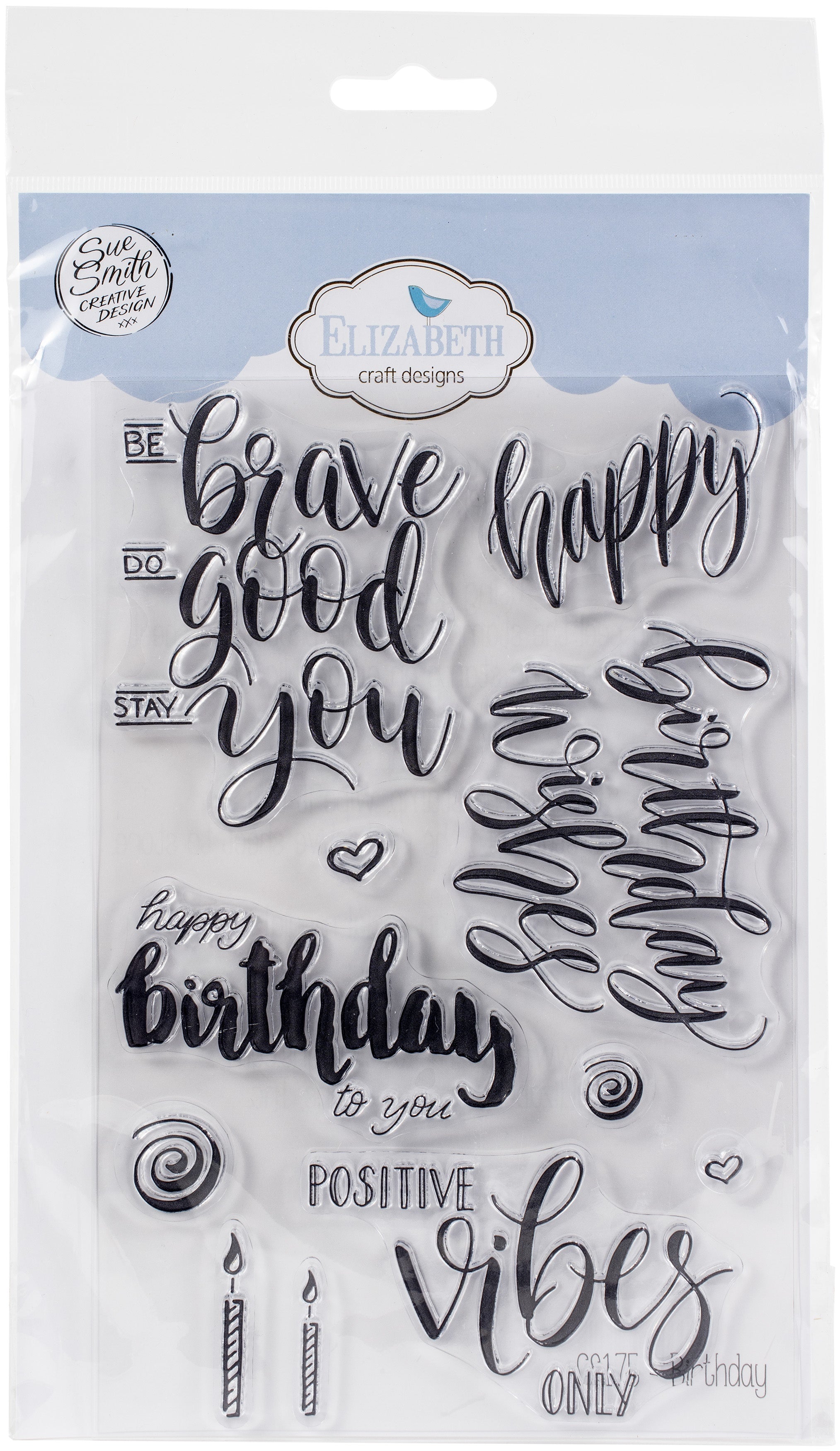Elizabeth Craft Designs Elizabeth Crafts Clear Stamps - Birthday