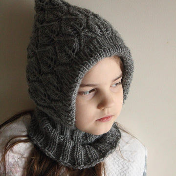 Double Leaf Lace Balaclava