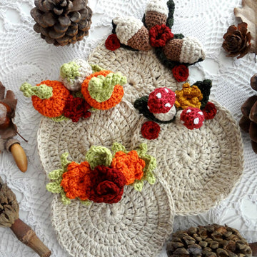 Autumnal Woodland Coasters