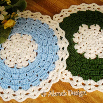 Blue Winter Placemat