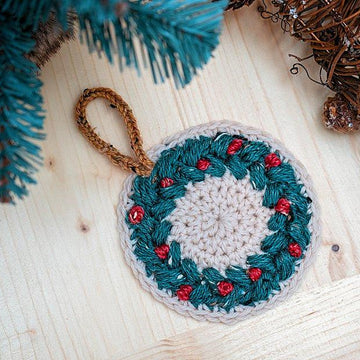 Wreath Ornament and Coaster