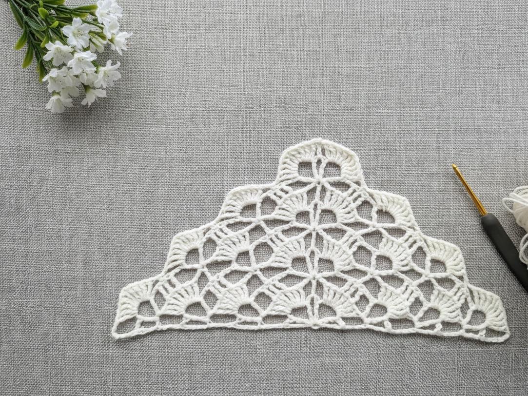 Crochet Bandana/Shawl Pattern/Chart #10