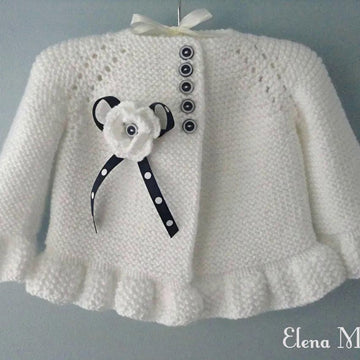 Knitting PATTERN Baby Jacket Baby Cardigan Anna