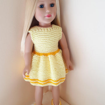 Lemon Shoes for Doll