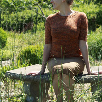 Cable and Button Pullover