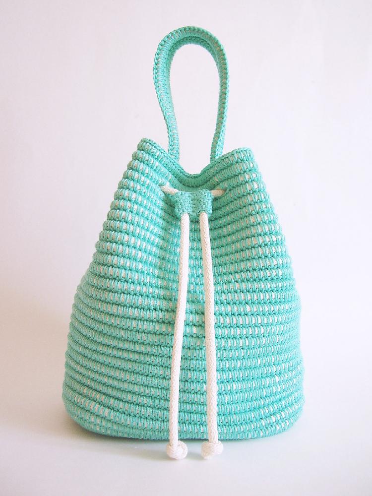 Drawstring bag.