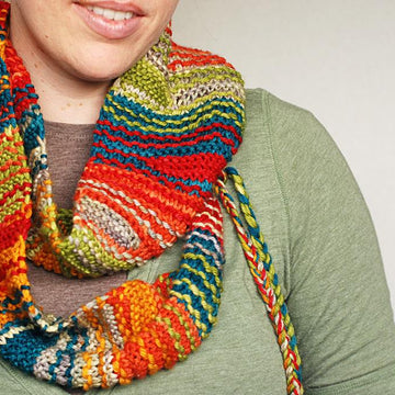 Scribbled Lines scarf