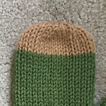 Boys Colour Block Mittens