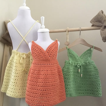 Mia Baby Girl Tie Back Summer Dress N 483