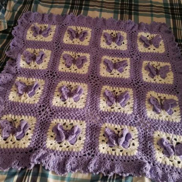 Butterfly Kisses Baby Blanket