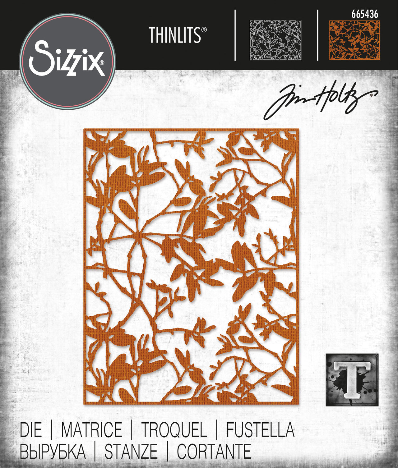 Sizzix Thinlits Die - Leafy Twigs