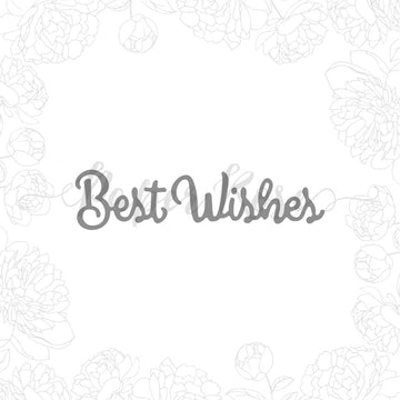 Paper Rose Dies - Best Wishes .59"