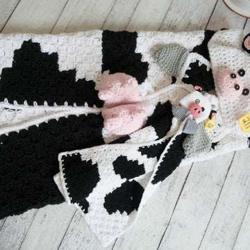 Hooded Cow Blanket