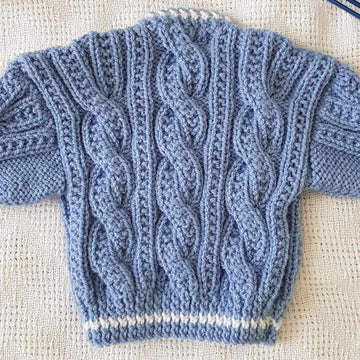 "Sylvia Parker" Aran Pattern for Baby