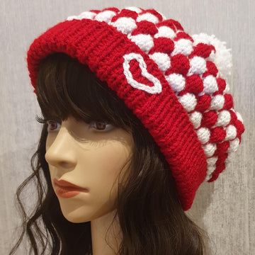 Sweet Heart #1 Slouch Hat in Aran