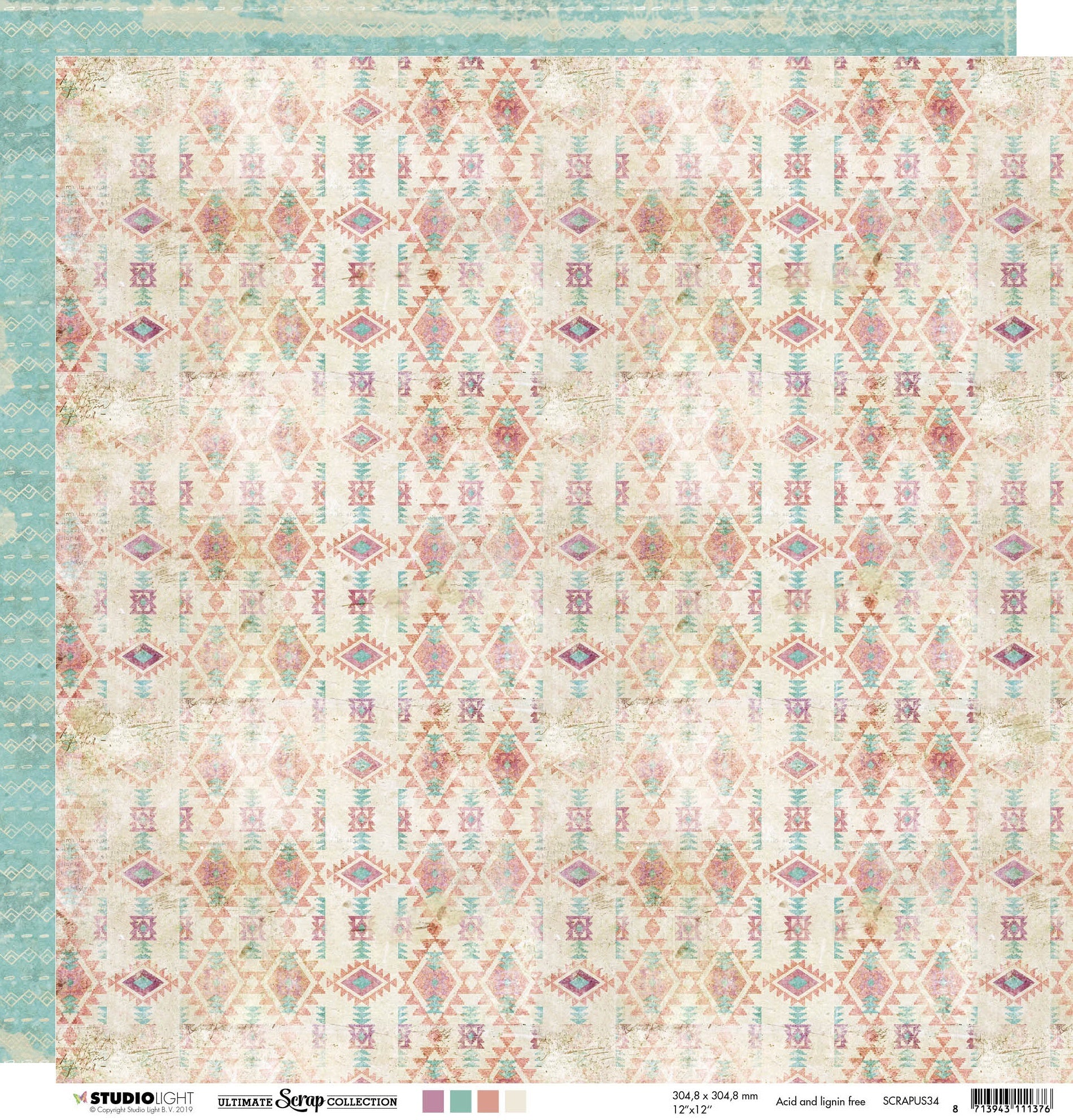 Studio Light Ultimate Scrap Collection Double-Sided Cardstock 12"X12" 10/Pkg - NR. 34