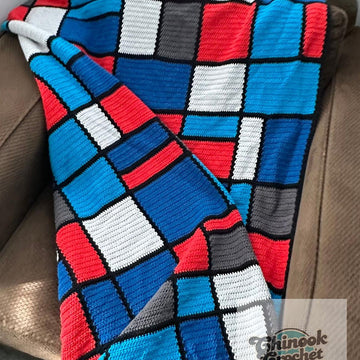 Patchwork Bricks Blanket