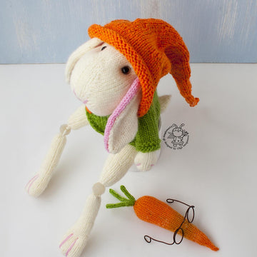 Beads jointed White Rabbit