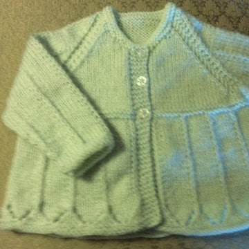 Pretty Matinee Jacket & Toque 0-3 months