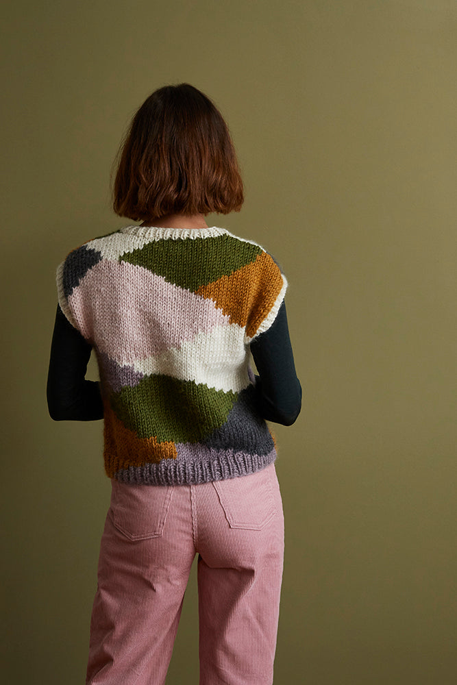 Alda - Tank Top Knitting Pattern For Women in Debbie Bliss Merion by Debbie Bliss